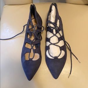 Bar III flats with laces